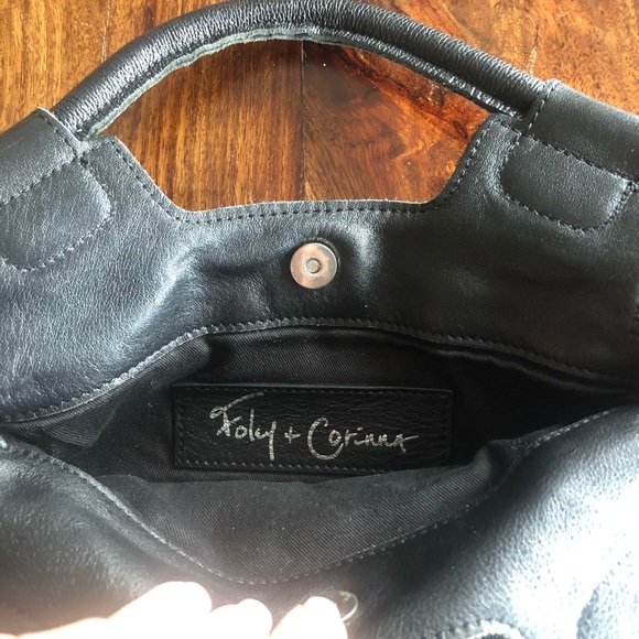 Foley and Corinna black leather purse - Picture 3 of 3